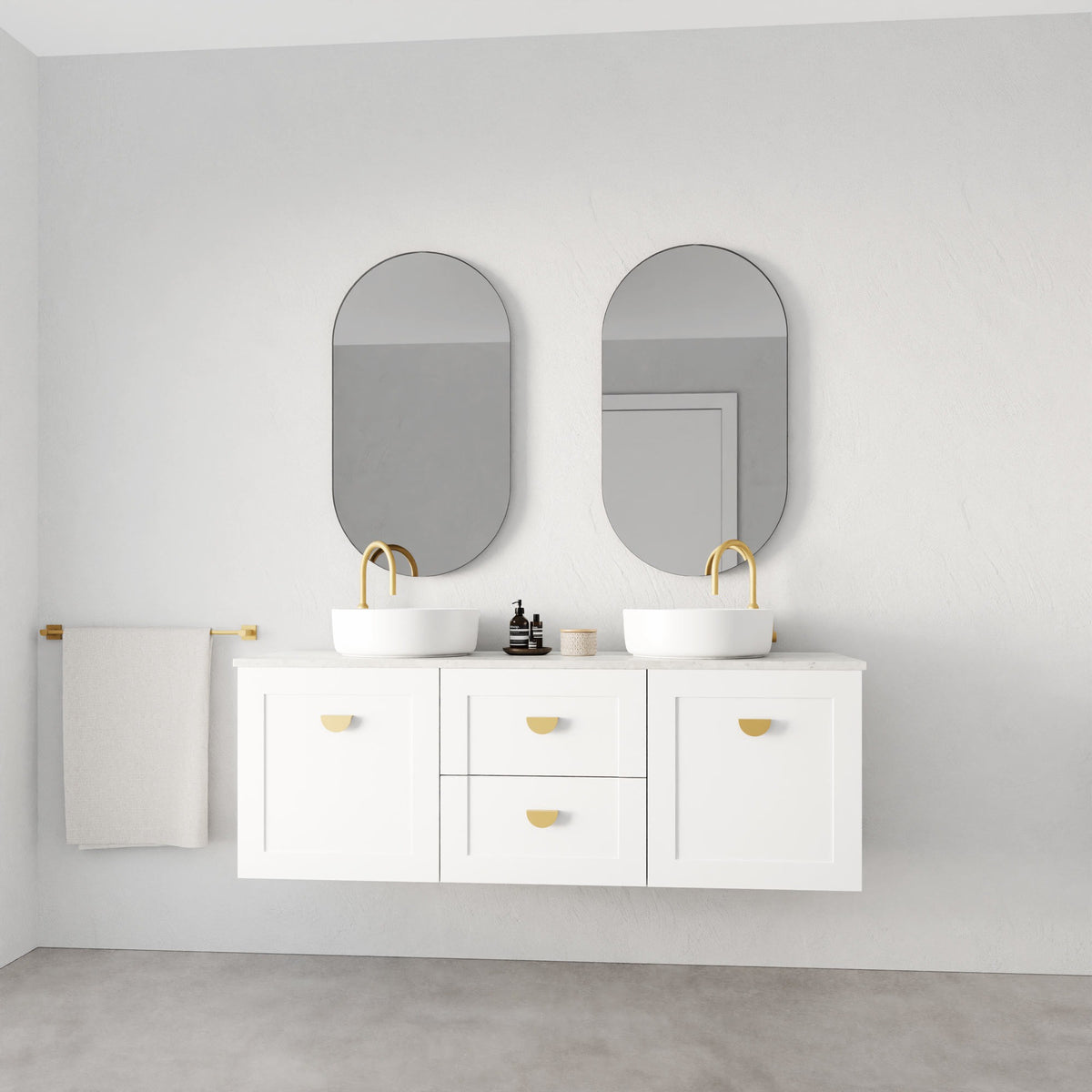 Marquis Provincial Vanity – Above Counter Basin - Provincial Angled