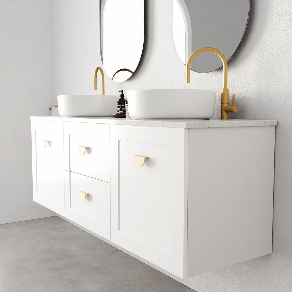 Marquis Provincial Vanity – Under Counter Basin - Provincial Profile