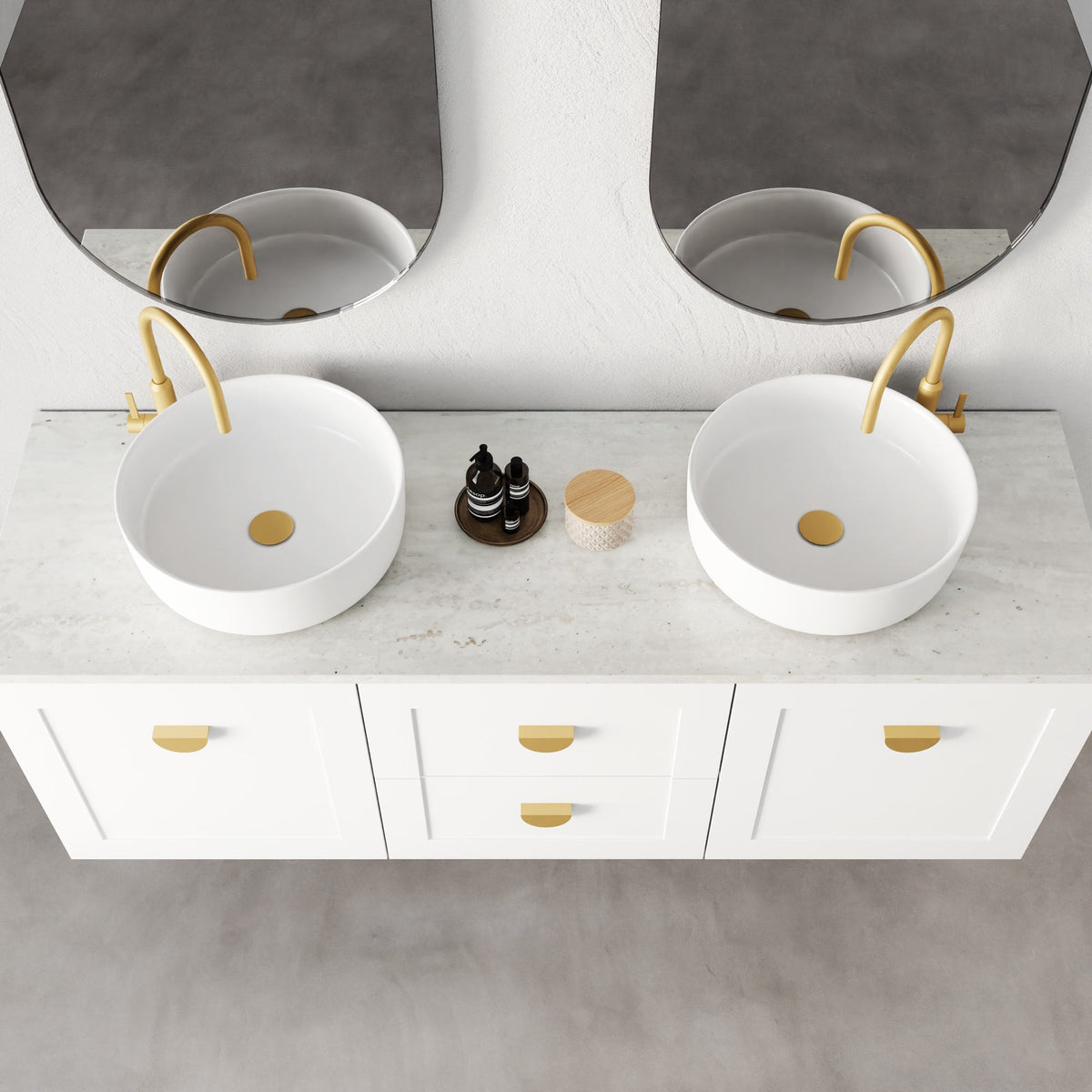 Marquis Provincial Vanity – Under Counter Basin - Provincial Top