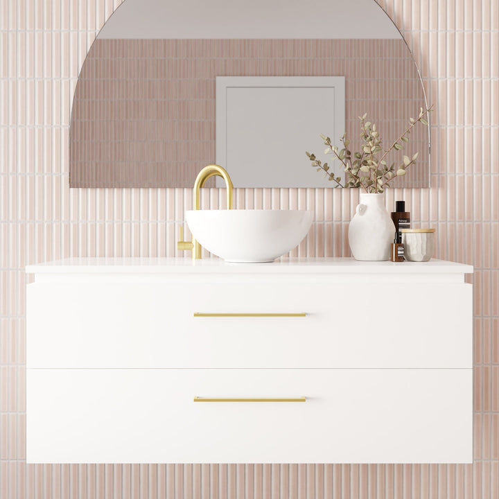 Marquis Riviera Vanity – Under Counter Basin, 1200–1500mm - Riviera Closeup