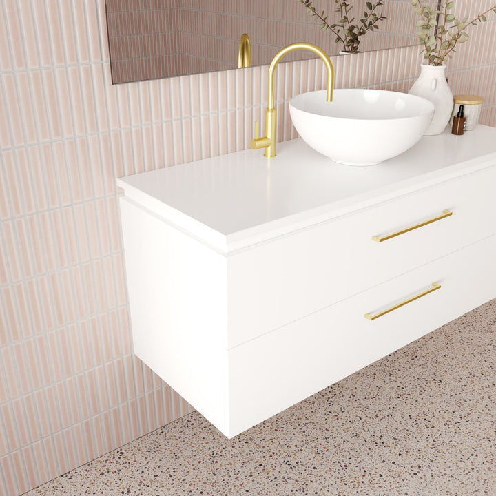 Marquis Riviera Vanity – Under Counter Basin, 1200–1500mm - Riviera Side