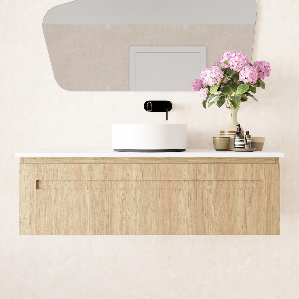 Marquis Rossi Vanity – Above Counter or Semi-Inset Basin - Rossi4 Closeup