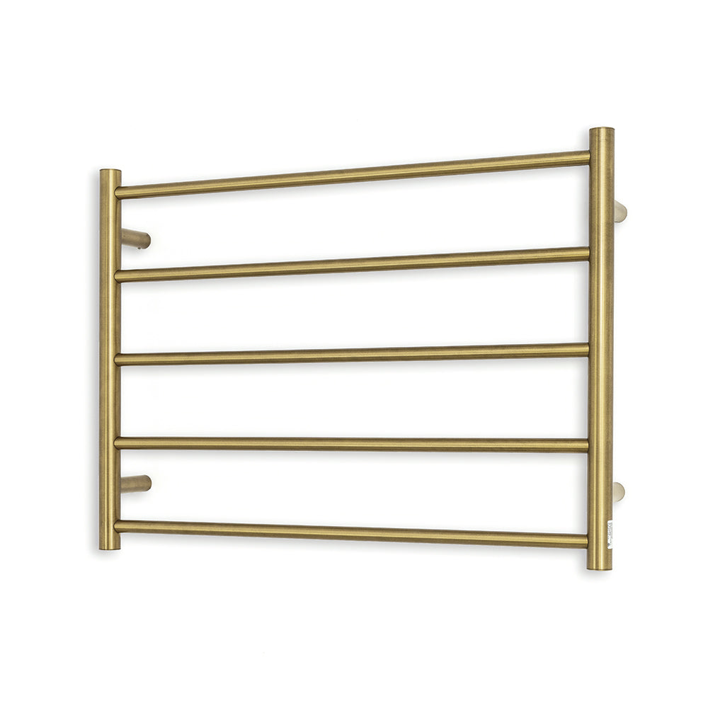 Radiant Heated Round Ladder Towel Rail 750 x 550mm - gld-rtr03