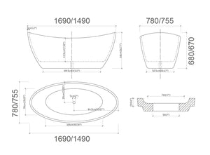 Bravo Bath 1500 & 1700 ECT Global