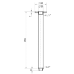 Round Ceiling Shower Arm - Image 12
