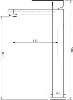 Eva Mini High Rise Basin Mixer - Image 4