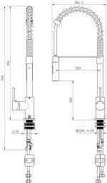 Kasper Spring Multi-Function Kitchen Mixer - Image 5
