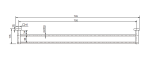 Lux Double Towel Rail 750mm - Image 4