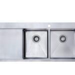One & Three Quarter Bowl Stainless Steel Sink 23L+31L