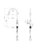 Montpellier Pull-Out Kitchen Mixer - Image 2