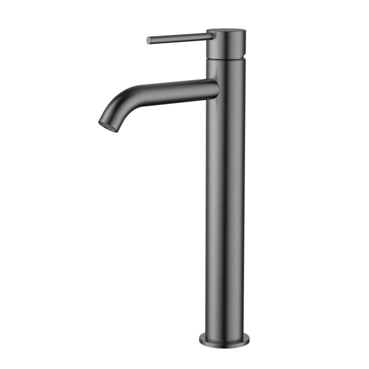 Star Mini High Rise Basin Mixer Curved Spout - Image 8