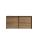 Venetta Framed Wall Hung 1200mm Harvest Oak Cabinet