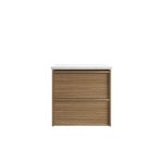 Venetta Framed Wall Hung 600mm Harvest Oak Cabinet - Image 5