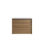 Venetta Framed Wall Hung 750mm Harvest Oak Cabinet - Image 6