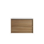 Venetta Framed Wall Hung 900mm Harvest Oak Cabinet