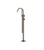 Mica Fluted Freestanding Bath Mixer with Hand Shower - Image 2