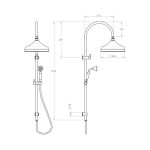 Mica Heritage Dual Shower Rail - Image 17