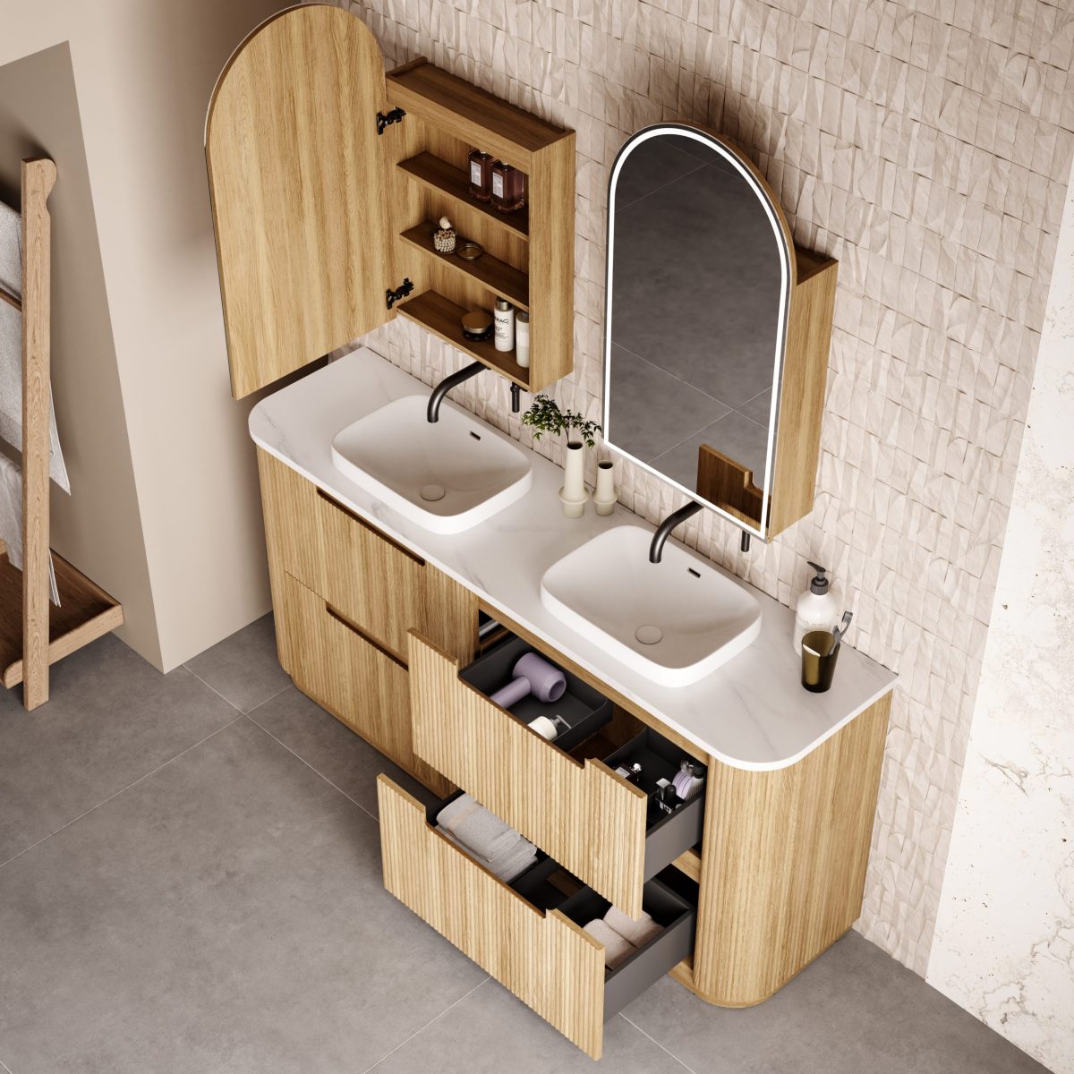 Varcelli Floor Standing 1800mm - Image 4