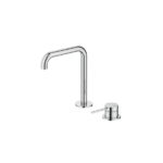Mica Soft-Square Hob Basin Mixer Set