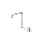 Mica Soft-Square Hob Basin Mixer Set