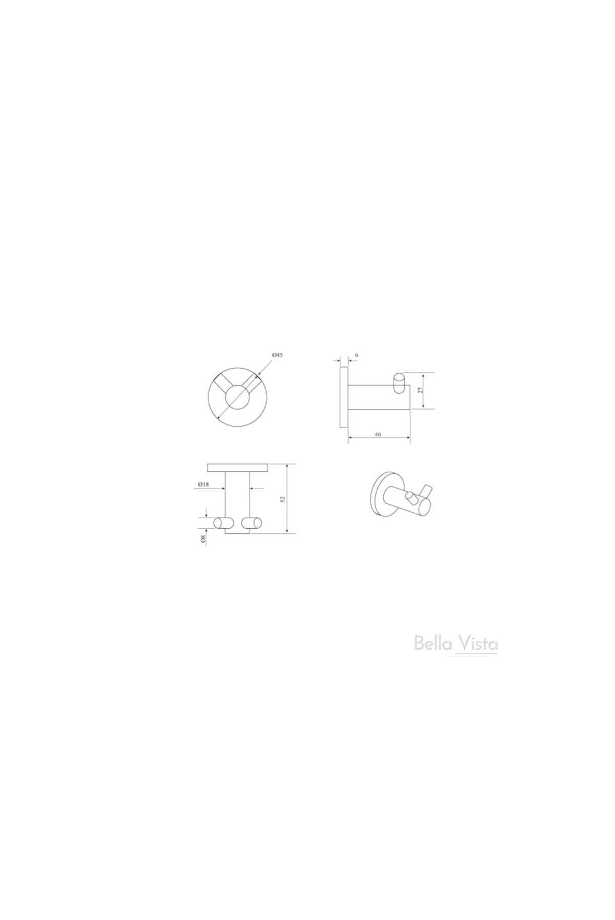 Mica Double Robe Hook - Image 26