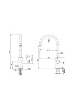 Mica Fluted Pull-Out Sink Mixer - Image 7