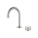 Mica Fluted Gooseneck Hob Basin Mixer Set - Image 18