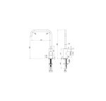 Mica Soft-Square Sink Mixer - Image 4