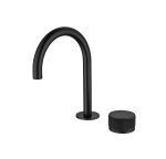 Mica Fluted Gooseneck Hob Basin Mixer Set