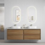 Venetta Framed Wall Hung 1800mm Harvest Oak Cabinet - Image 2