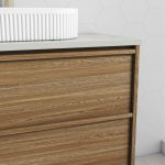 Venetta Framed Wall Hung 1800mm Harvest Oak Cabinet - Image 6