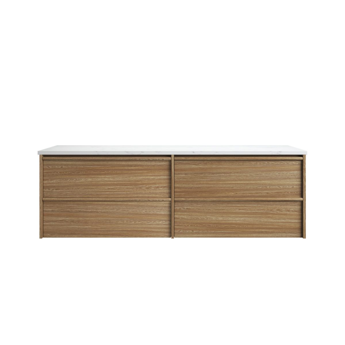 Venetta Framed Wall Hung 1800mm Harvest Oak Cabinet - Image 5