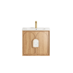 Laguna Mark II 750mm Woodland Oak Wall Hung Vanity