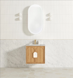 Laguna Mark II 600mm Woodland Oak Wall Hung Vanity - Image 2