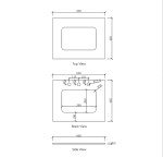 Laguna Mark II 600mm Woodland Oak Wall Hung Vanity - Image 12