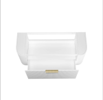 Bondi 1200mm Natural Oak Wall Hung Curve Vanity - Image 7