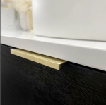 Bondi 1200mm Black Oak Wall Hung Curve Vanity - Image 3