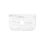 Hampshire 750mm Satin Black Wall Hung Curve Vanity - Image 13