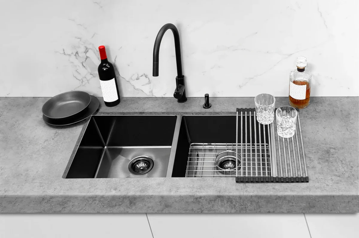 Lavello Kitchen Sink - Double Bowl 860 x 440 - PVD - Image 19