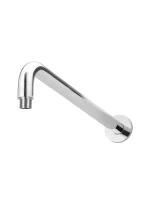 Round Wall Shower Curved Arm 400mm - Image 4