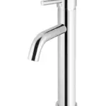 Round Tall Basin Mixer Curved