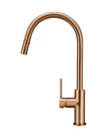 Round Piccola Pull Out Kitchen Mixer Tap - Image 7