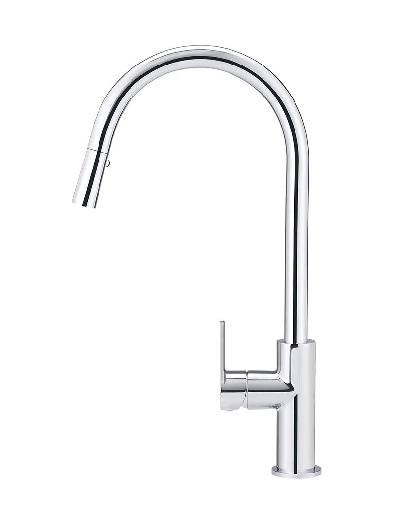 Round Paddle Piccola Pull Out Kitchen Mixer Tap - Image 3
