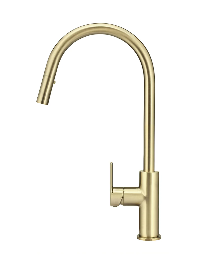 Round Paddle Piccola Pull Out Kitchen Mixer Tap - Image 22