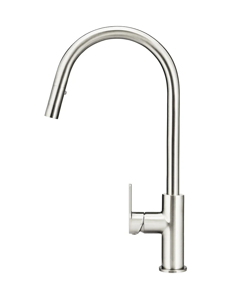 Round Paddle Piccola Pull Out Kitchen Mixer Tap - Image 10