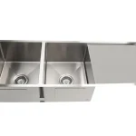 Lavello Kitchen Sink - Double Bowl & Drainboard 1160 x 440