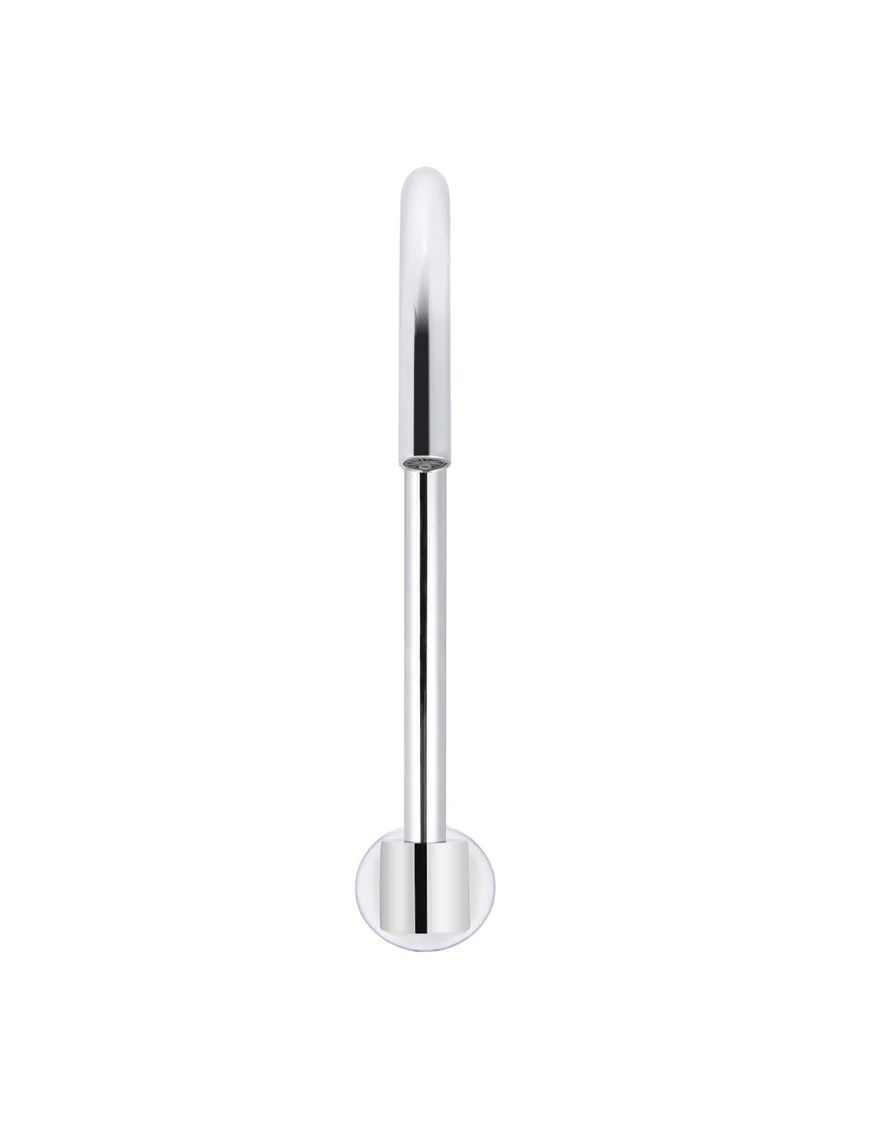 Round High-Rise Swivel Wall Spout - Image 2