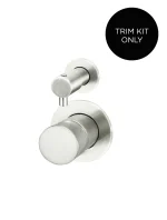 Round Diverter Mixer Pinless Handle Trim Kit (In-wall Body Not Included) - Image 11