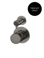 Round Diverter Mixer Pinless Handle Trim Kit (In-wall Body Not Included) - Image 15