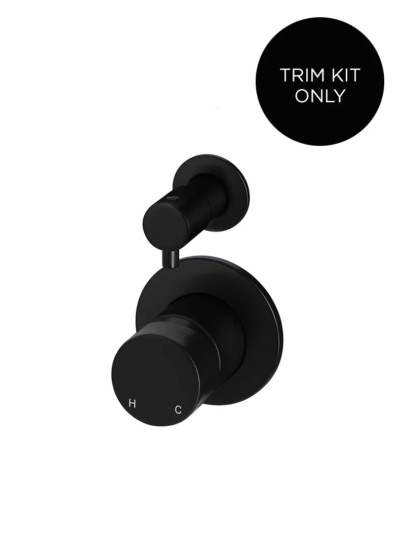 Round Diverter Mixer Pinless Handle Trim Kit (In-wall Body Not Included) - Image 25